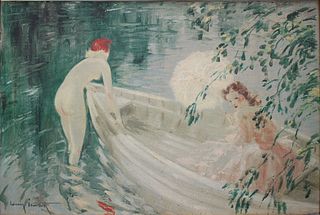 Louis Icart (After) - In the Rowboat