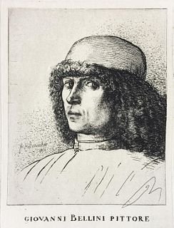 Frederic Desire Hillemacher - Portrait of John Bellini