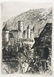 Philip Gilbert Hamerton - The Towers of Autun