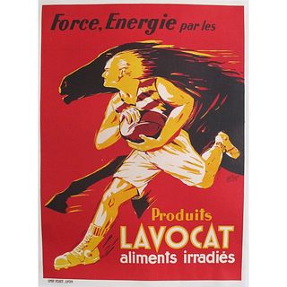 Vintage Poster - French Art Deco Food Poster Produits