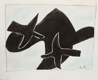 Georges Braque - Les Oiseaux Noirs