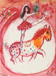 Marc Chagall - Untitled from "Le Cirque d'Izis"