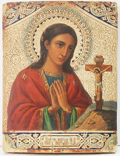 Unknown Artist - Russian Icon of the Ahturskuyia