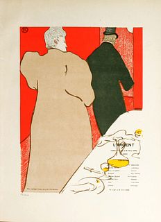 Henri de Toulouse- Lautrec - Un Monsier et une Dame Programe pour "L' Argent".