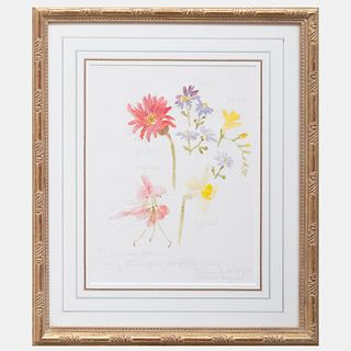 Barbara Novak: Botanical Watercolors: A Group of Four