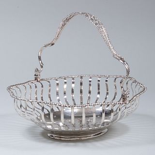 George III Silver Cake Basket
