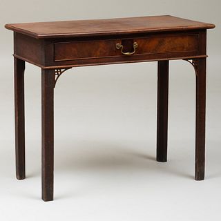 George III Mahogany Side Table