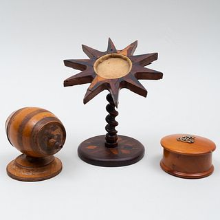 Group of Three Treen Articles