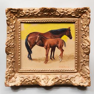 Henry Koehler (1927-2018): Foal with Mare
