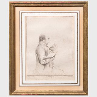 After Thomas Orde (1746-1807): A Sketch (Portrait of George Stubbs)