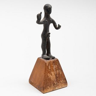 Early Culture Bronze Figure with Penis