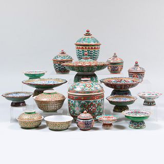 Group of Thai and Asian Pottery and Porcelain Wares