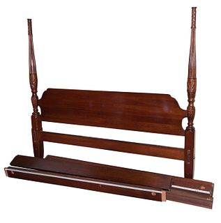 Mahogany Four Post King Size Bed Frame