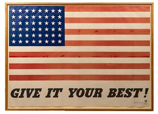 World War II Era 'Give it Your Best' Poster
