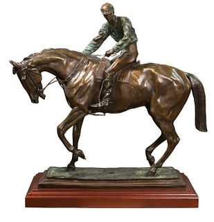 (After) Isidore Bonheur (French, 1827-1901) 'Le Grand Jockey' Bronze Sculpture