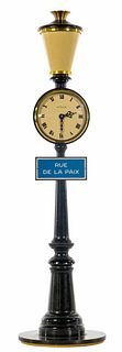 Jaeger LeCoultre 'Rue de la Paix' Street Lamp Clock
