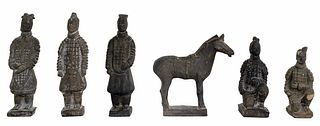 Chinese Replica Xian Terra Cotta Warrior Statue Assortment