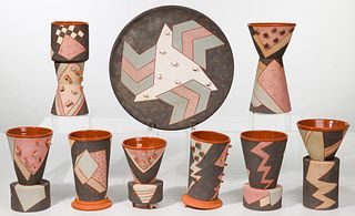 Lynne Chytilo (American, 20th-21st Century) Pottery Assortment