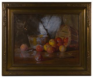 Adam Lehr (American, 1853-1924) Oil on Panel
