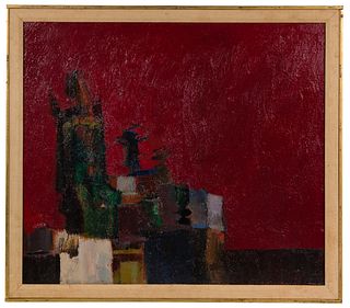 Stuart Carson Edie (American, 1908-1974) Oil on Canvas