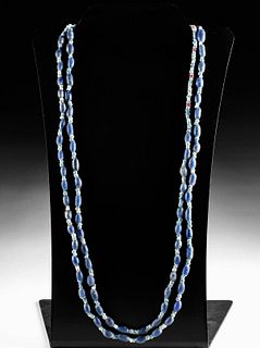 17th C. Native American Atasi Glass Trade Bead Necklace