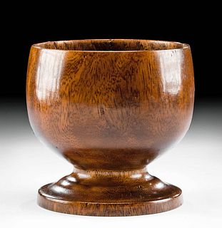 19th C. Hawaiian Hardwood Goblet