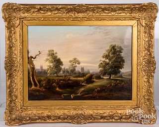 James Arthur O'Connor oil on canvas landscape