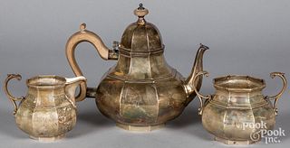 George Edwards and Son silver tea service