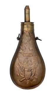 Peace Flask by Ames, Dated 1838 