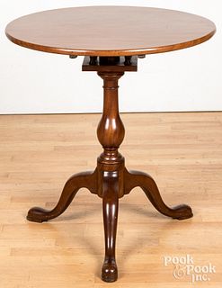 Queen Anne mahogany candlestand, ca. 1760