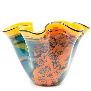 Ioan Nemtoi Large Signed 20th Century art Glass Vase