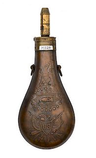 Peace Flask by Batty, Dated 1848 