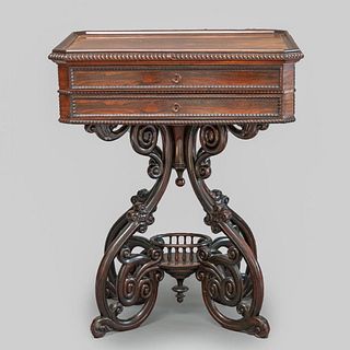 Victorian Rosewood Work Table