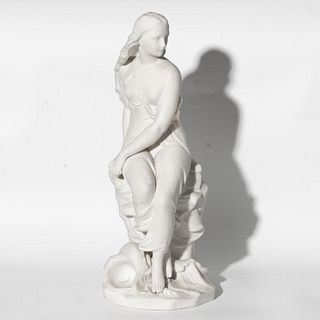 Minton Parian Porcelain figure of Miranda. Circa 1860