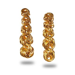 14K Knot Design Earrings