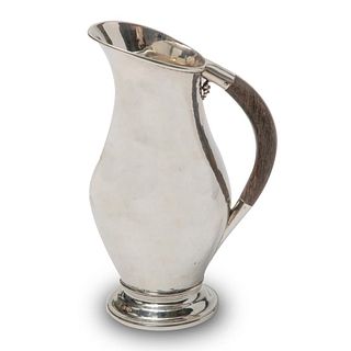 Georg Jensen Sterling Silver Pitcher with Ebony Handle