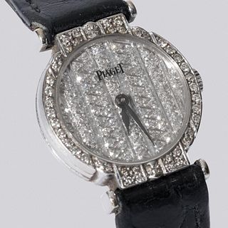 Piaget Polo 18k Gold Diamond Watch