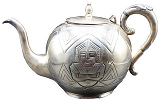 Central American "905" Silver Teapot, 30 OZT