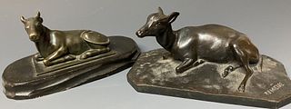 Two Bronze Animals