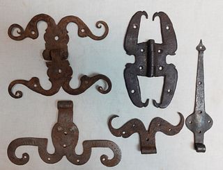 Small Wrought Iron Hinges