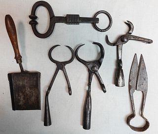 Early Iron Clamps, Scoop, etc.