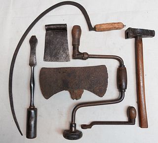 Wrought Iron Tools, etc.