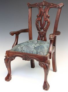 Miniature Chippendale Style Armchair