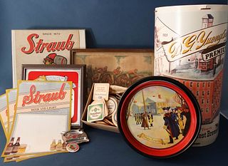 Collection of Beer Advertising Items