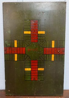Antique Painted Game Board