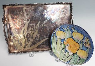 Art Nouveau Tray and Plate
