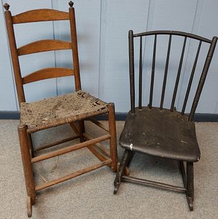 Two Antique Rockers