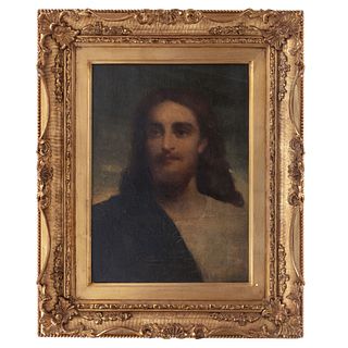 ANÓNIMO. SXX. Jesús. Óleo sobre tela. Enmarcado. 54 x 39 cm.