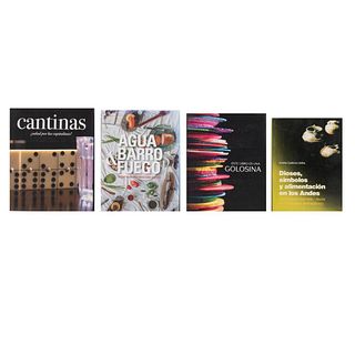 Libros sobre Gastronomía y Cantinas. Este Libro es una Golosina /  Cantinas ¡Salud por las capitalinas! Piezas: 4.