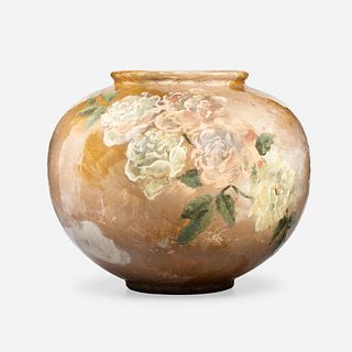 Mary Louise McLaughlin, Limoges vase with roses